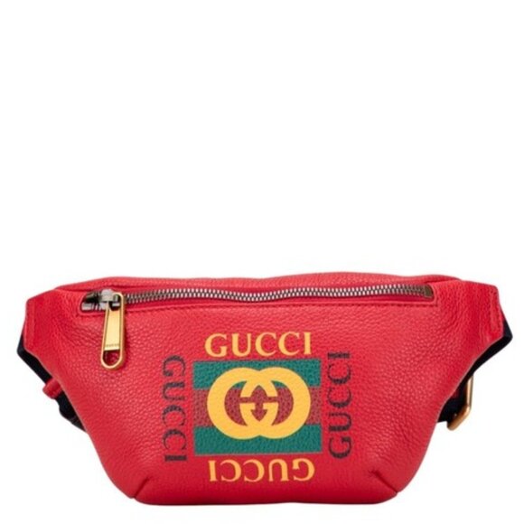 (SM) Gucci Red Leather Sherry Line Body bag/Sling bag - SMALL - COA included - Picture 1 of 11